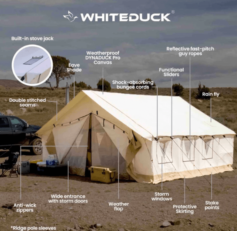 12'x14' Alpha Wall Tent | str.construction